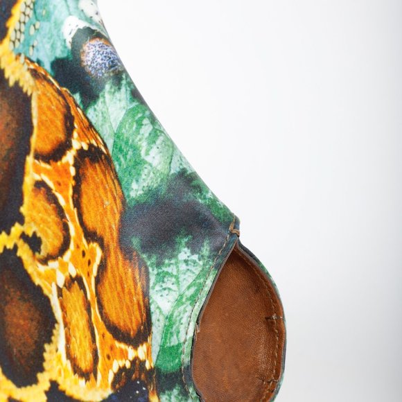 SOLD Alexander McQueen De Manta Snake Nylon Clutch - Picture 9 of 10